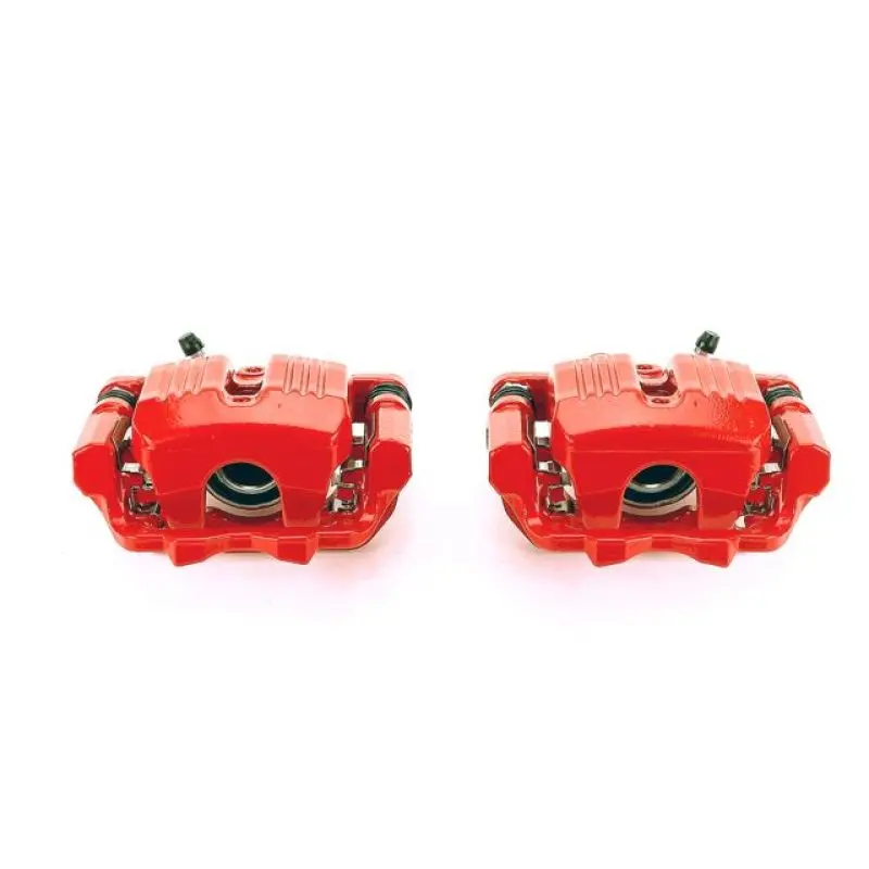 Power Stop 05-12 Acura Rl Rear Red Calipers W/Brackets - Pair 1