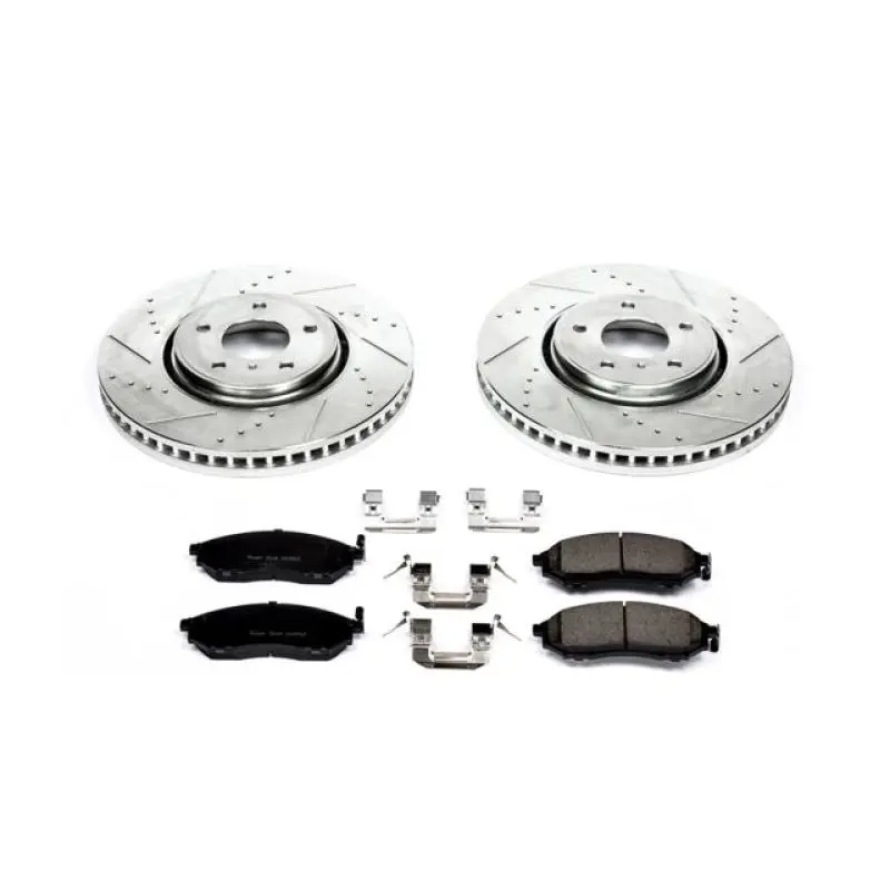 Power Stop 05-12 Infiniti Fx35 Front Z23 Evolution Brake Kit 1