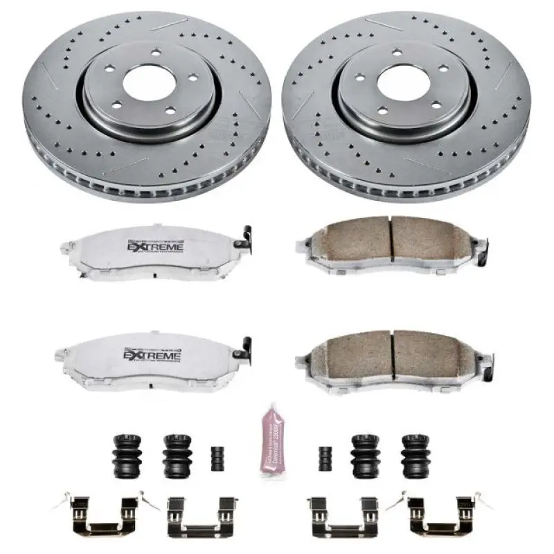 Power Stop 05-12 Infiniti Fx35 Front Z26 Street Brake Kit 1