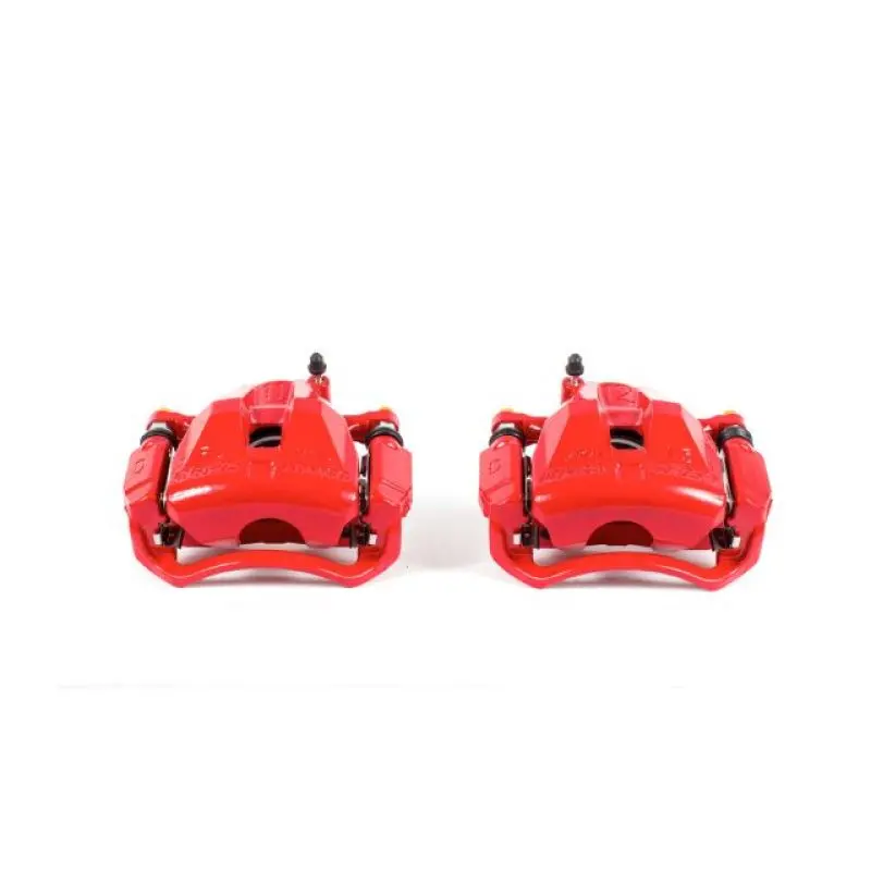 Power Stop 05-15 Toyota Tacoma Front Red Calipers W/Brackets - Pair 1
