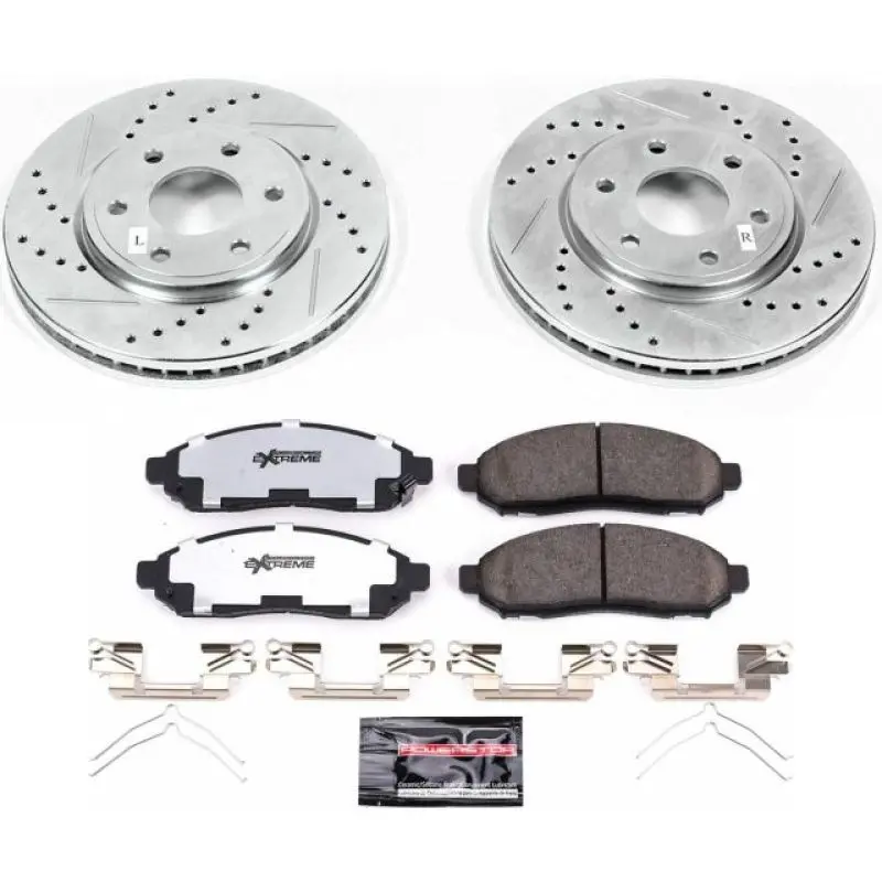 Power Stop 05-18 Nissan Frontier Front Z36 Truck & Tow Brake Kit 1