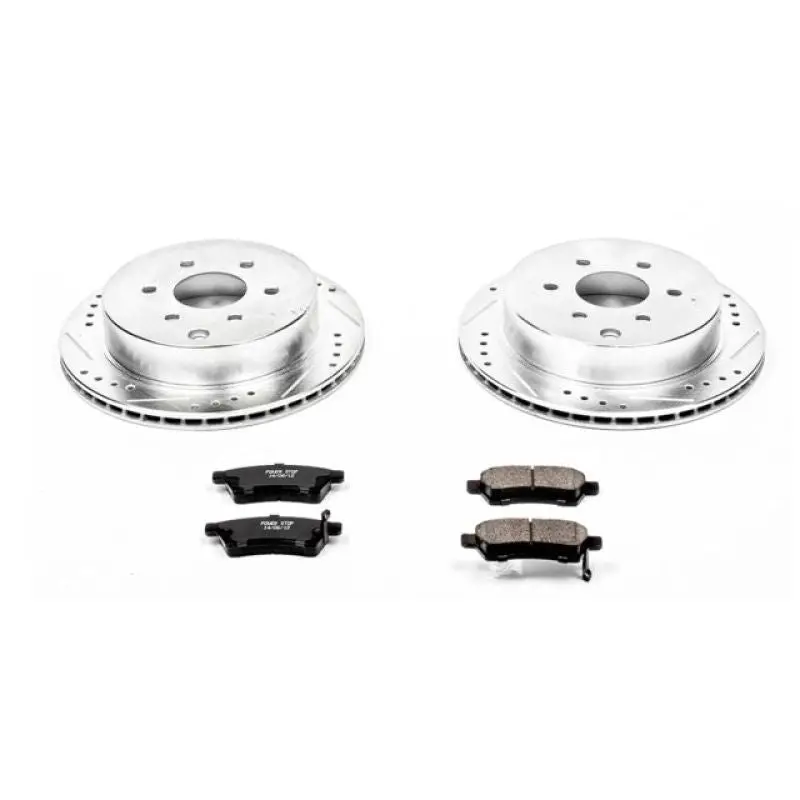 Power Stop 05-18 Nissan Frontier Rear Z23 Evolution Sport Brake Kit 1