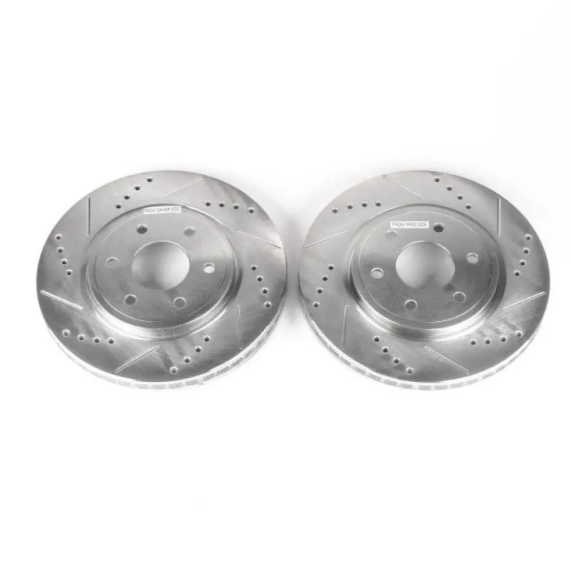 Power Stop 05-19 Nissan Frontier Front Evolution Drilled & Slotted Rotors - Pair 1