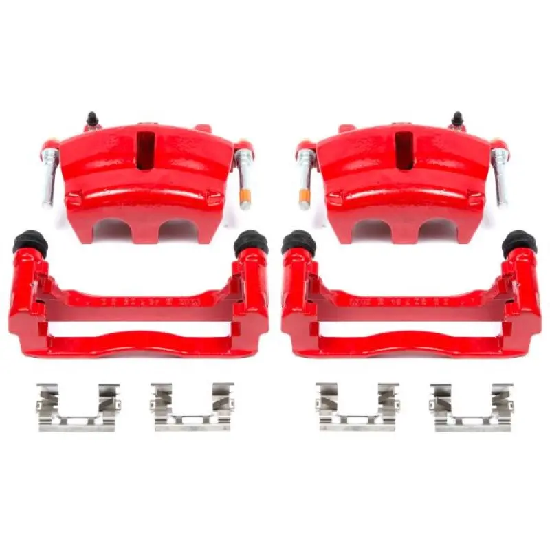 Power Stop 06-07 Buick Rainier Front Red Calipers W/Brackets - Pair 1