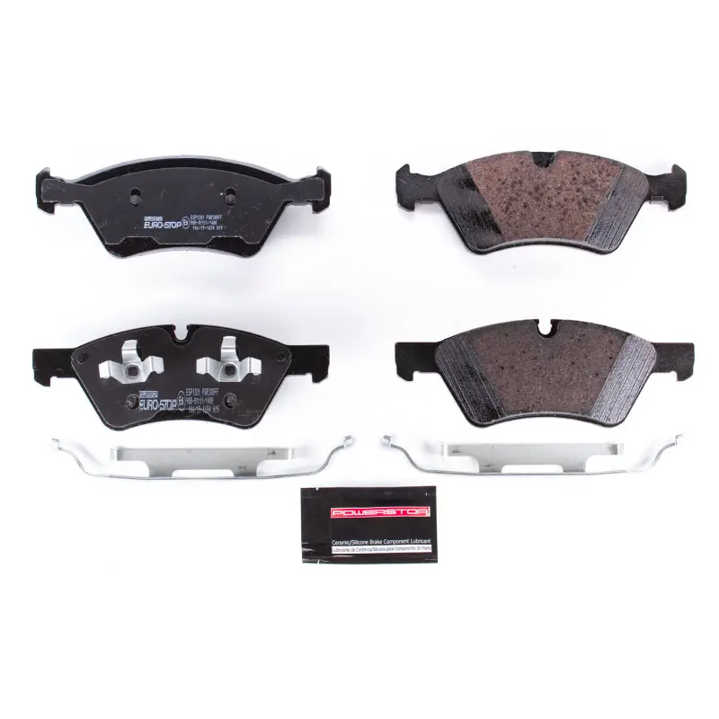 Power Stop 06-07 Mercedes-Benz R500 Euro-Stop Ece-R90 Front Brake Pads 1