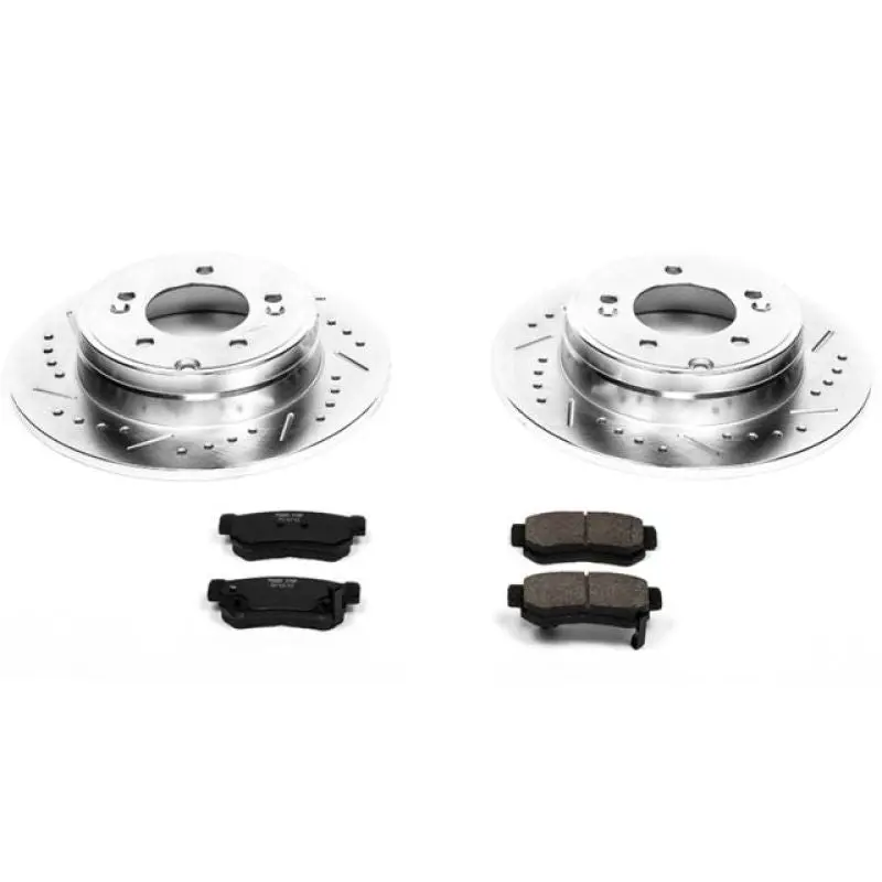 Power Stop 06-08 Hyundai Sonata Rear Z23 Evolution Sport Brake Kit 1