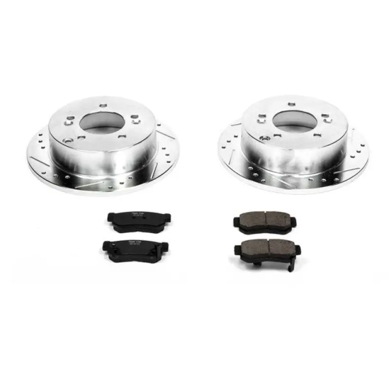 Power Stop 06-08 Hyundai Sonata Rear Z23 Evolution Sport Brake Kit 1