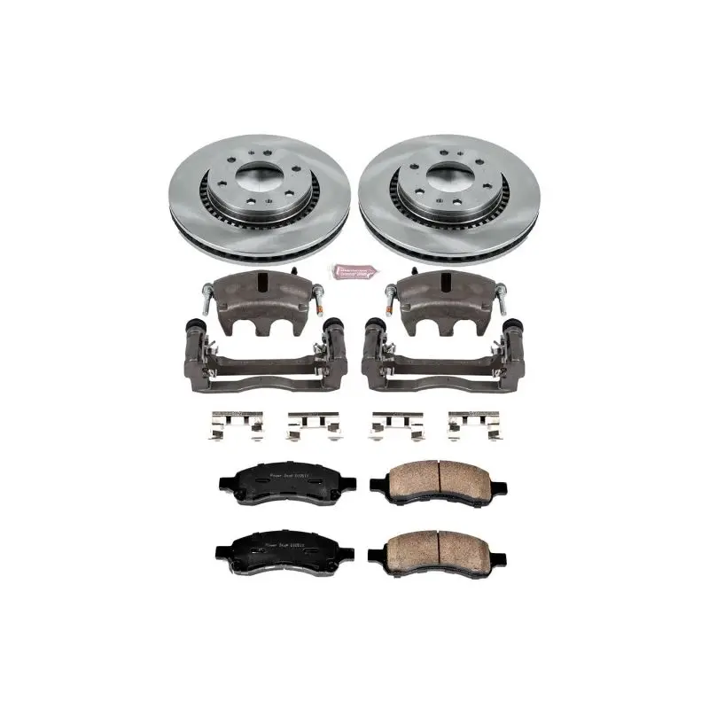 Power Stop 06-08 Isuzu Ascender Front Autospecialty Kit W/Cals 1