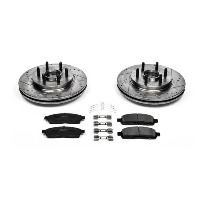 Power Stop 06-08 Lincoln Mark Lt Front Z23 Evolution Brake Kit 1