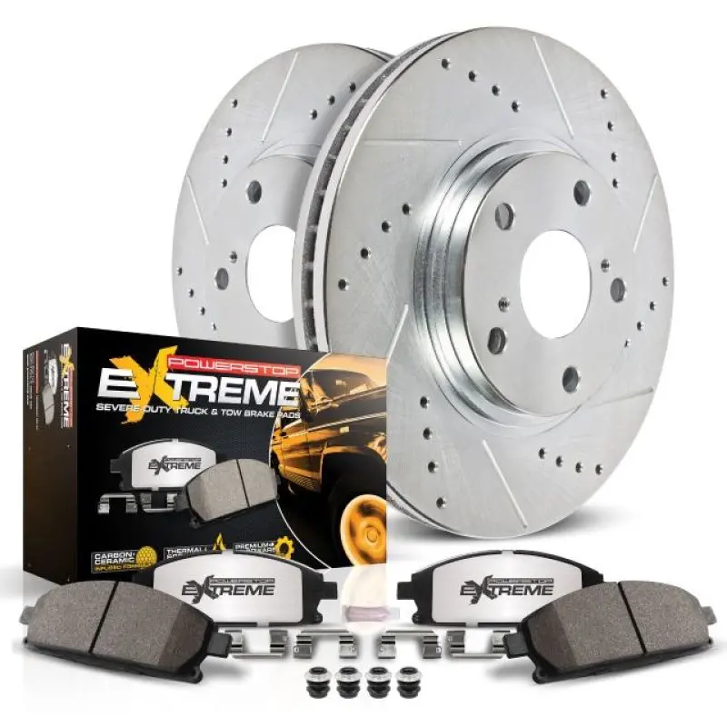 Power Stop 06-08 Lincoln Mark Lt Front Z36 Truck & Tow Brake Kit 2