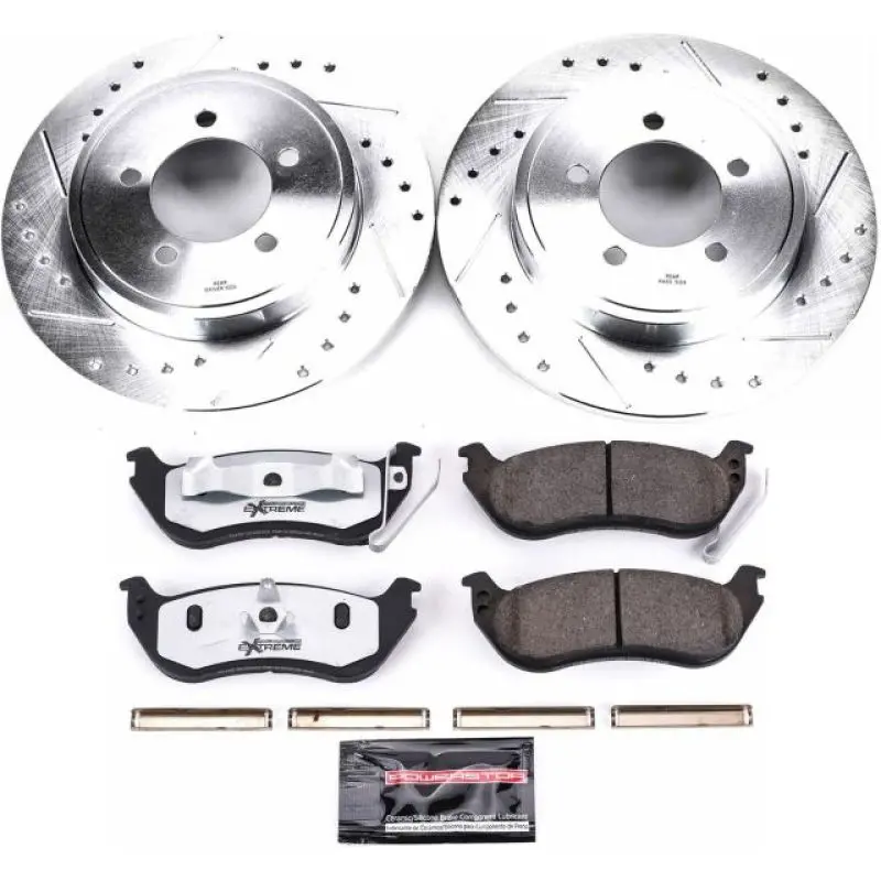 Power Stop 06-10 Ford Explorer Rear Z36 Truck & Tow Brake Kit 1