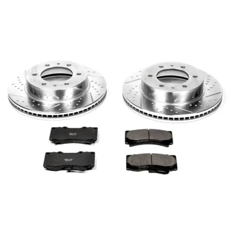 Power Stop 06-10 Hummer H3 Front Z23 Evolution Sport Brake Kit 1