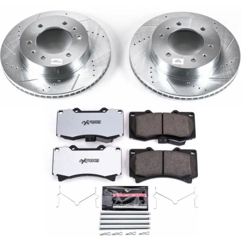Power Stop 06-10 Hummer H3 Front Z36 Truck & Tow Brake Kit 1