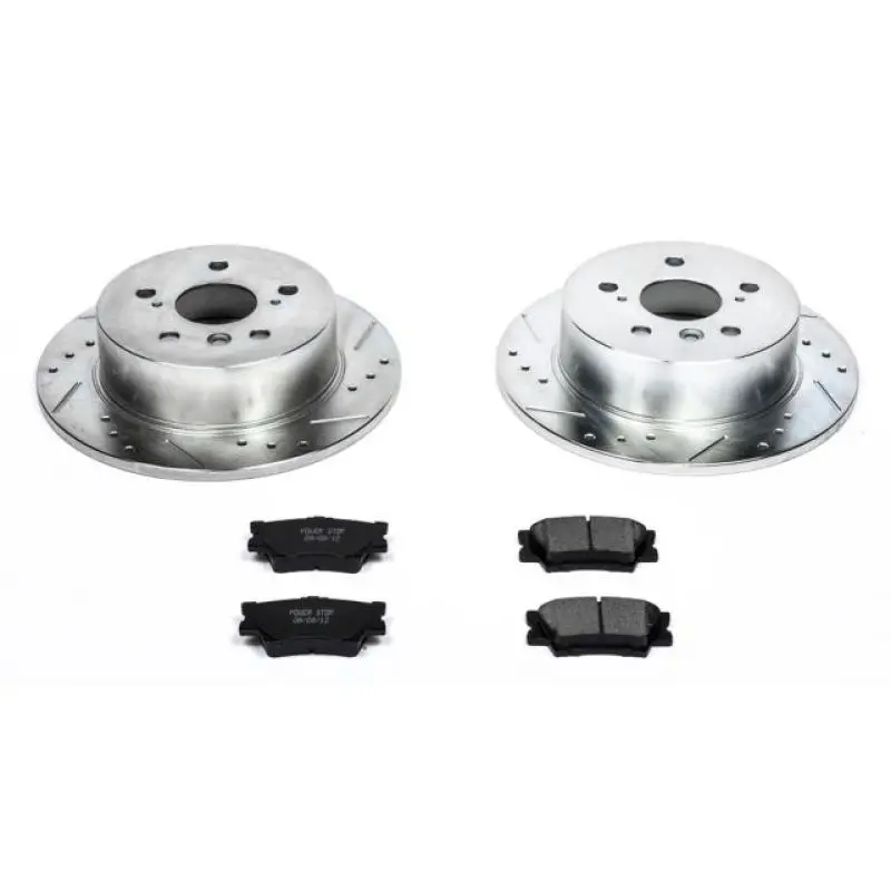 Power Stop 06-10 Hummer H3 Rear Z23 Evolution Sport Brake Kit 1
