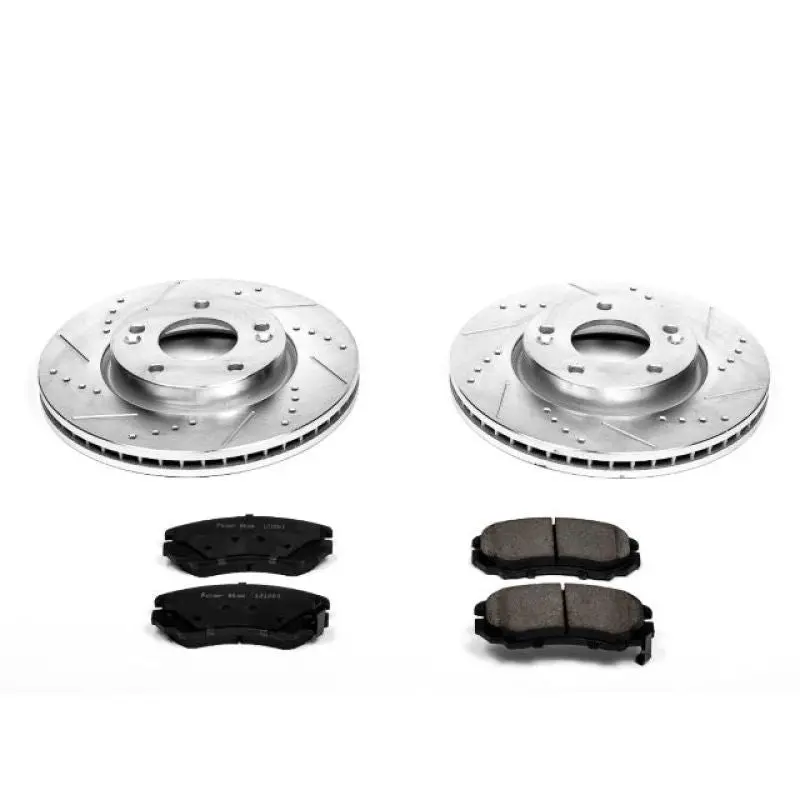 Power Stop 06-10 Hyundai Sonata Front Z23 Evolution Sport Brake Kit 1