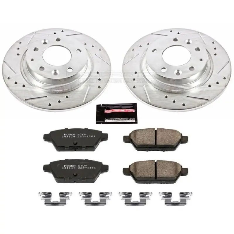 Power Stop 06-12 Ford Fusion Rear Z23 Evolution Sport Brake Kit 1
