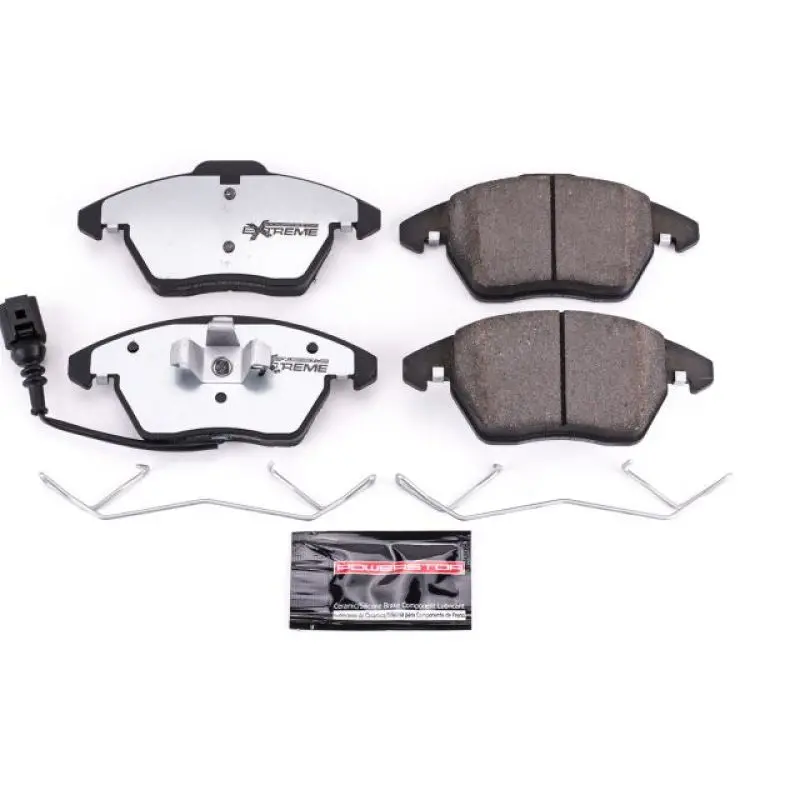 Power Stop 06-13 Audi A3 Front Z26 Extreme Street Brake Pads W/Hardware 1