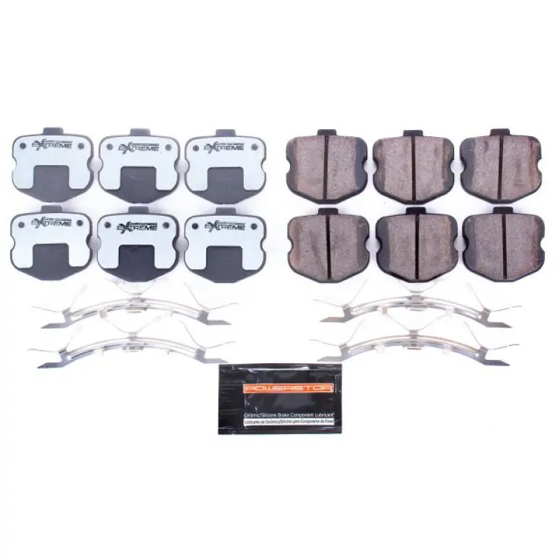 Power Stop 06-13 Chevrolet Corvette Front Z26 Extreme Street Brake Pads W/Hardware 1