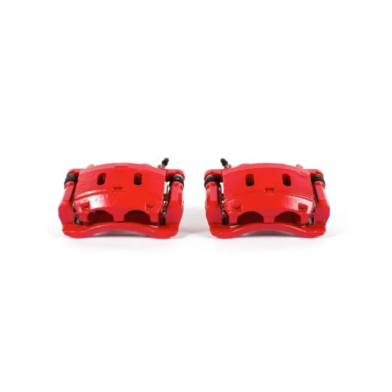 Power Stop 06-13 Infiniti Qx56 Front Red Calipers W/Brackets - Pair 1