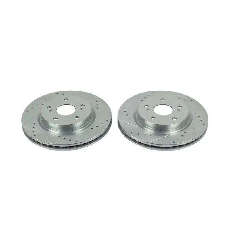Power Stop 06-13 Suzuki Grand Vitara Front Evolution Drilled & Slotted Rotors - Pair 1