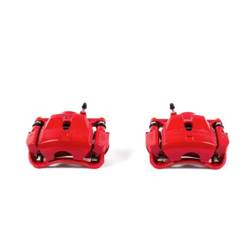 Power Stop 06-18 Toyota Rav4 Front Red Calipers W/Brackets - Pair 1