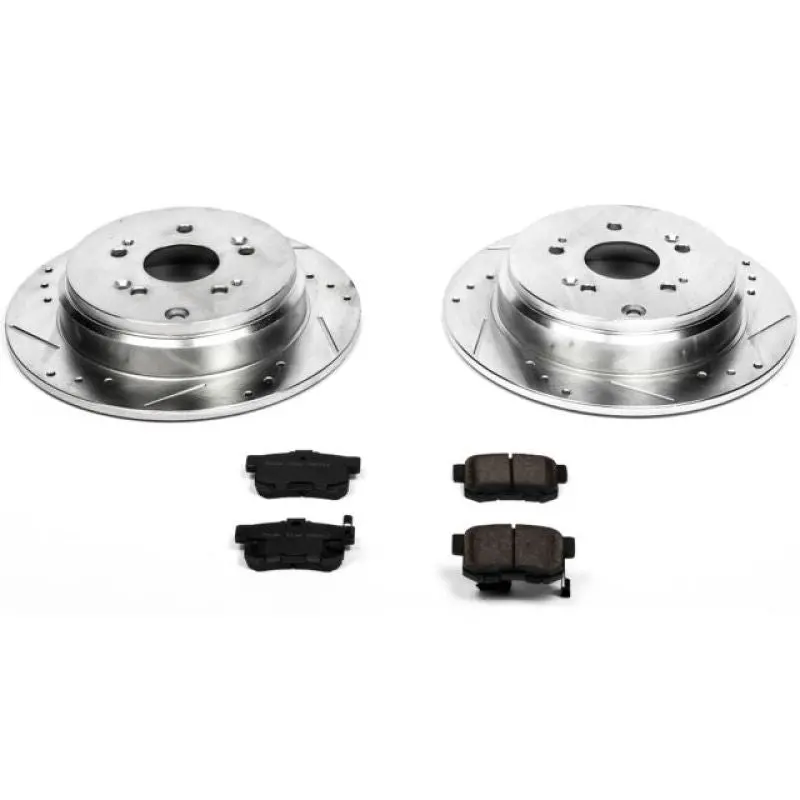 Power Stop 07-09 Acura Rdx Rear Z23 Evolution Sport Brake Kit 1