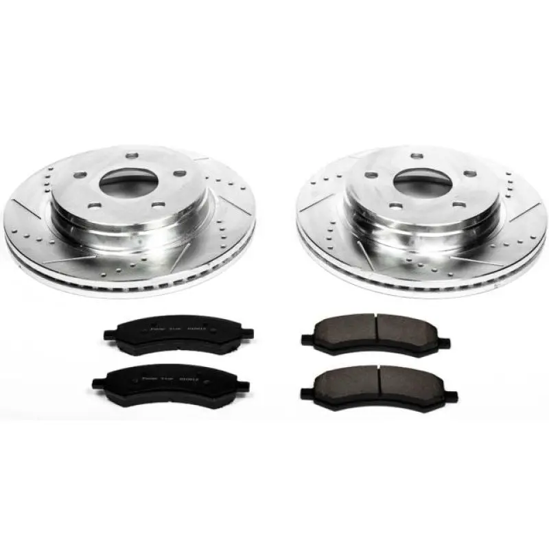Power Stop 07-09 Chrysler Aspen Front Z23 Evolution Sport Brake Kit 1