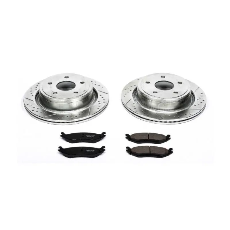 Power Stop 07-09 Chrysler Aspen Rear Z23 Evolution Sport Brake Kit 1