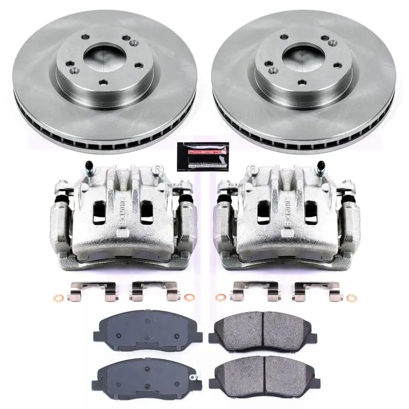 Power Stop 07-09 Hyundai Santa Fe Front Autospecialty Kit W/Cals 1