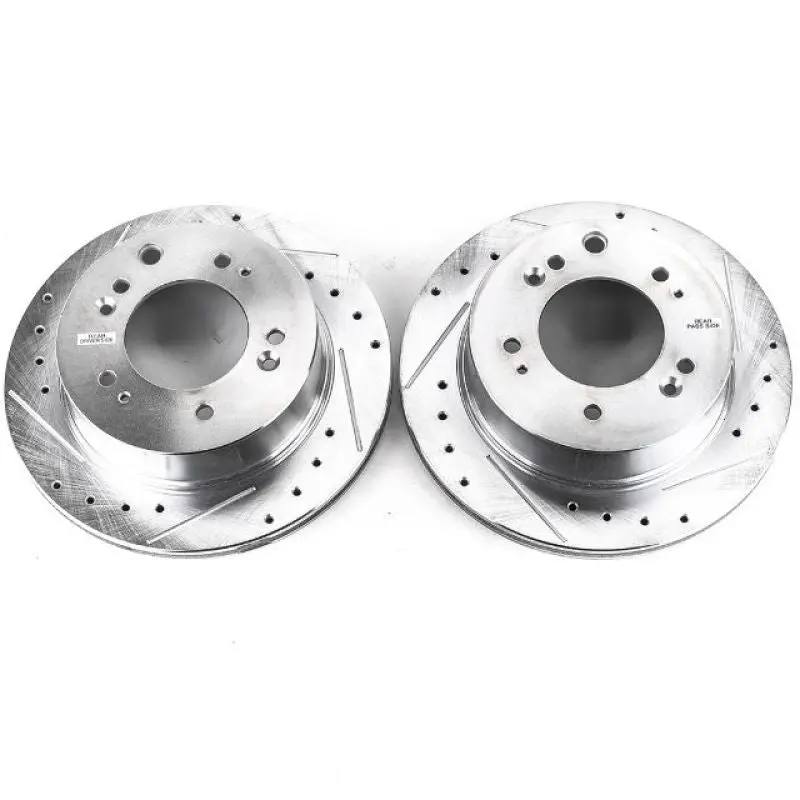 Power Stop 07-09 Kia Sorento Rear Evolution Drilled & Slotted Rotors - Pair 1