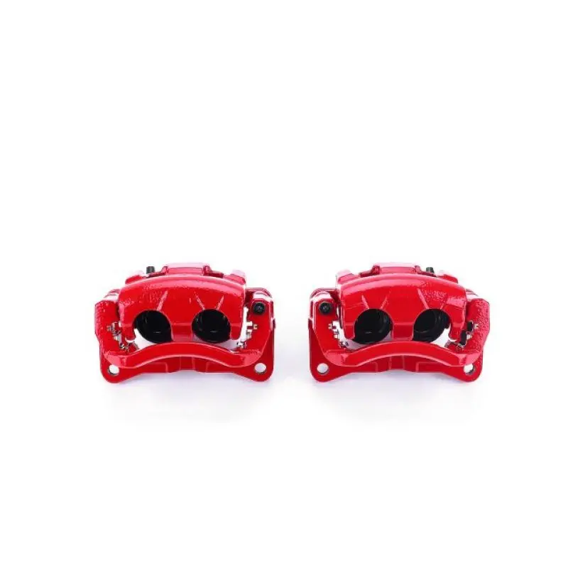 Power Stop 07-10 Ford Edge Front Red Calipers W/Brackets - Pair 1