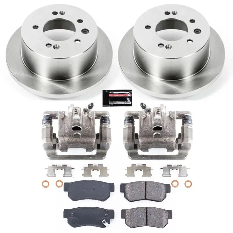 Power Stop 07-10 Hyundai Elantra Rear Autospecialty Brake Kit W/Calipers 1
