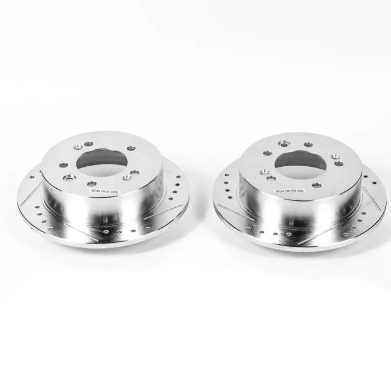 Power Stop 07-10 Hyundai Elantra Rear Evolution Drilled & Slotted Rotors - Pair 1
