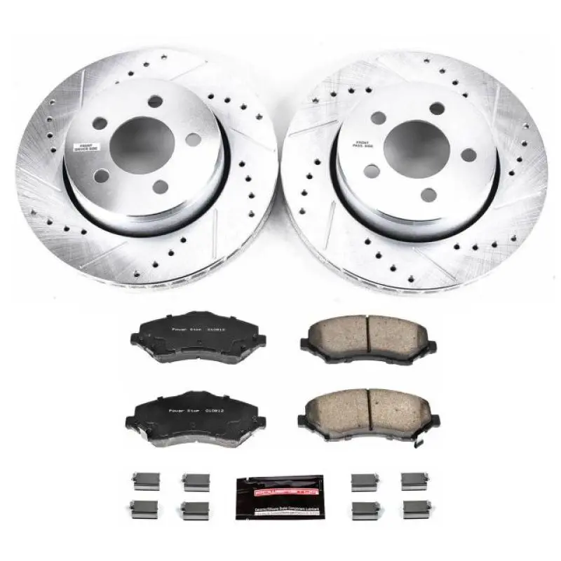 Power Stop 07-11 Dodge Nitro Front Z23 Evolution Sport Brake Kit 1