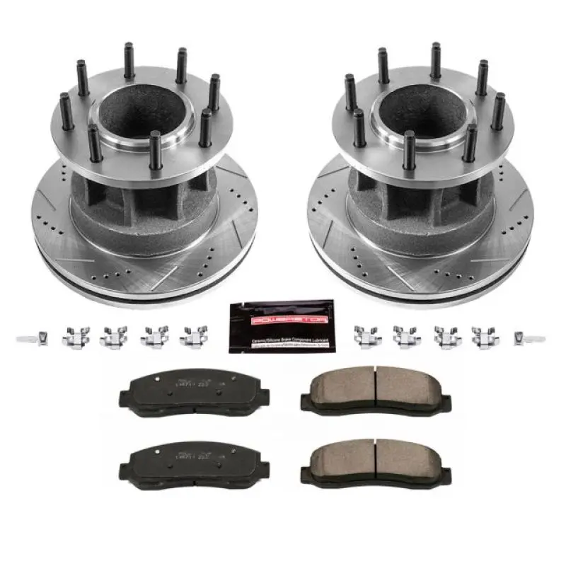 Power Stop 07-11 Ford F-350 Super Duty Front Z23 Evolution Brake Kit 1