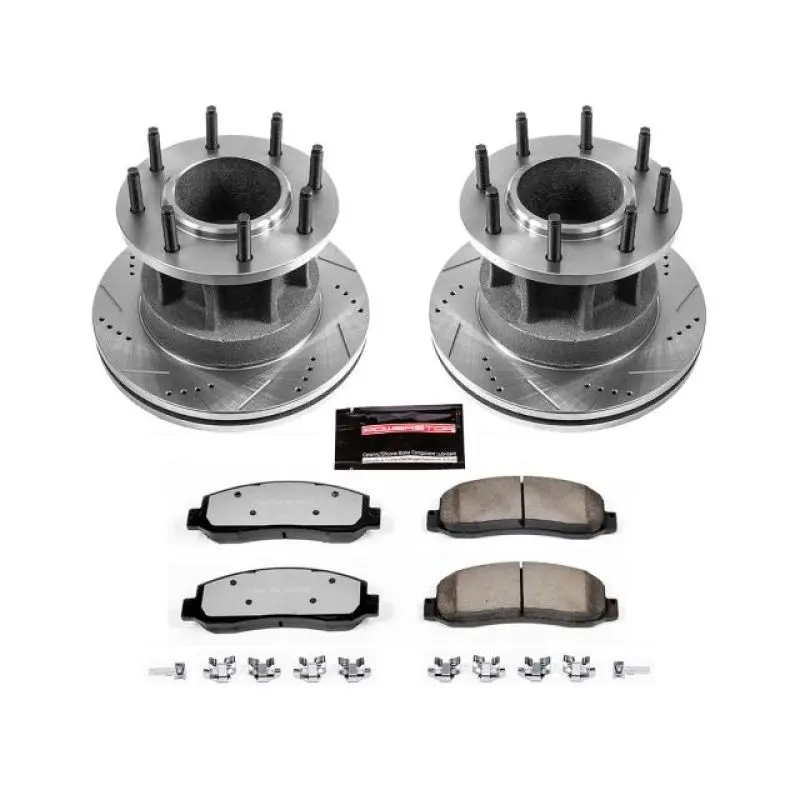 Power Stop 07-11 Ford F-350 Super Duty Front Z36 Truck & Tow Brake Kit 1