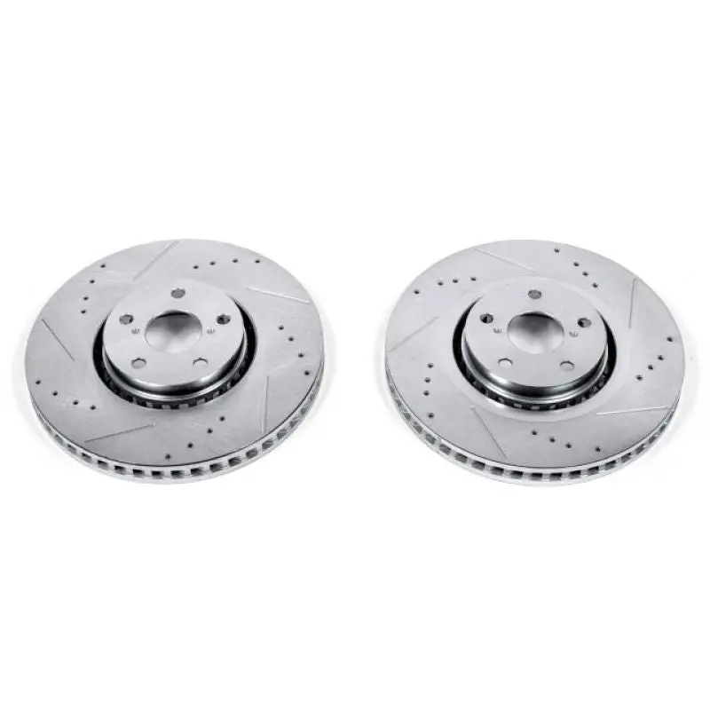 Power Stop 07-11 Lexus Gs350 Front Evolution Drilled & Slotted Rotors - Pair 1