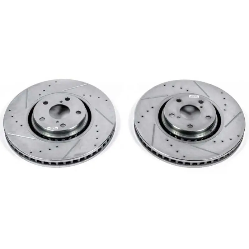 Power Stop 07-11 Lexus Gs350 Front Evolution Drilled & Slotted Rotors - Pair 1