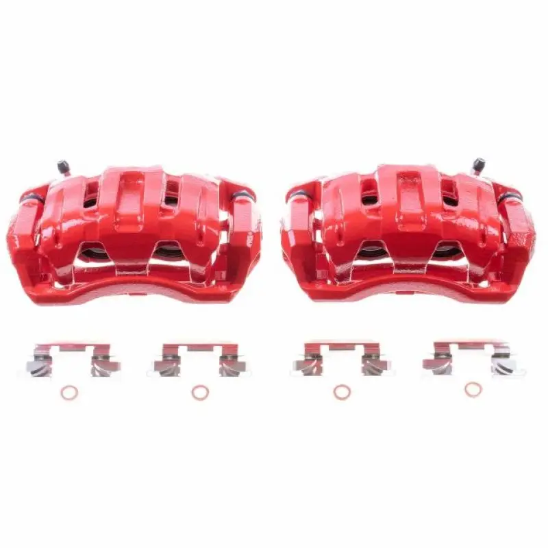 Power Stop 07-12 Acura Rdx Front Red Calipers W/Brackets - Pair 1