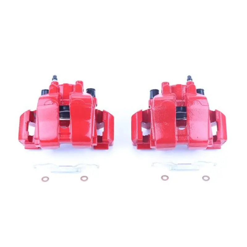 Power Stop 07-12 Ford Escape Front Red Calipers W/Brackets - Pair 1