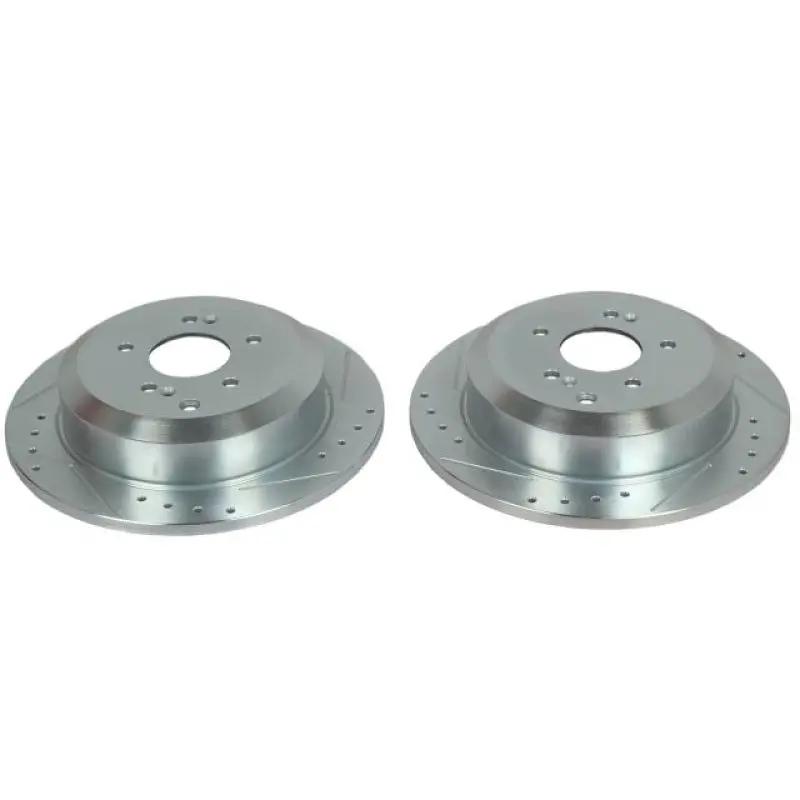 Power Stop 07-12 Hyundai Veracruz Rear Evolution Drilled & Slotted Rotors - Pair 1