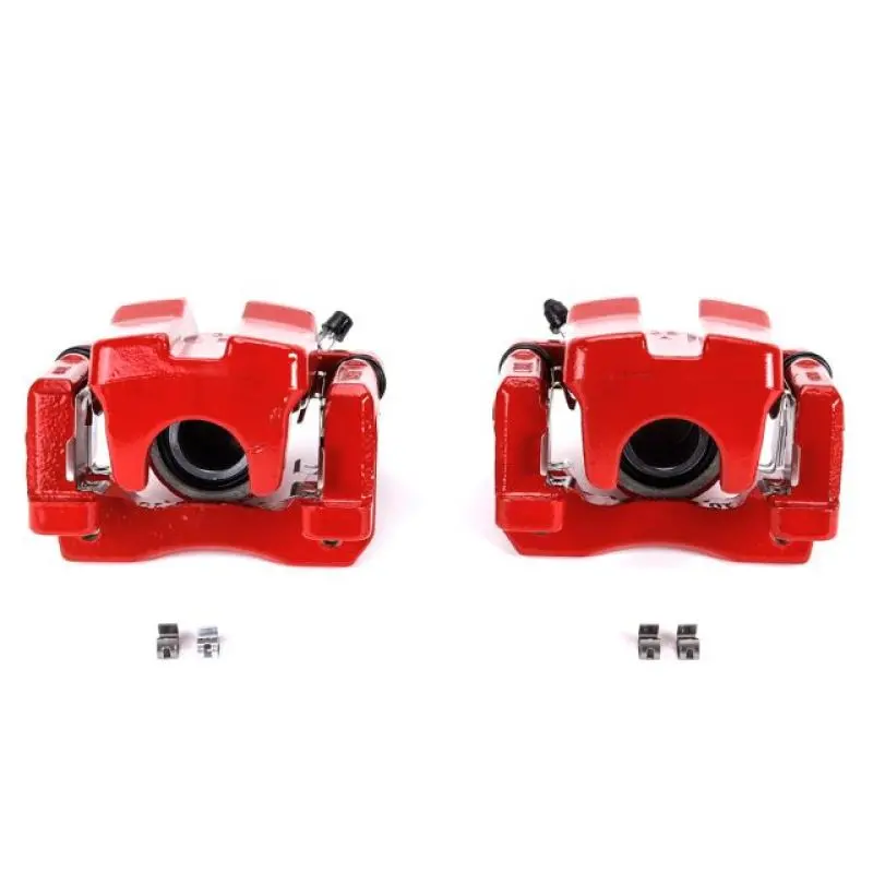 Power Stop 07-12 Lexus Es350 Rear Red Calipers W/Brackets - Pair 1