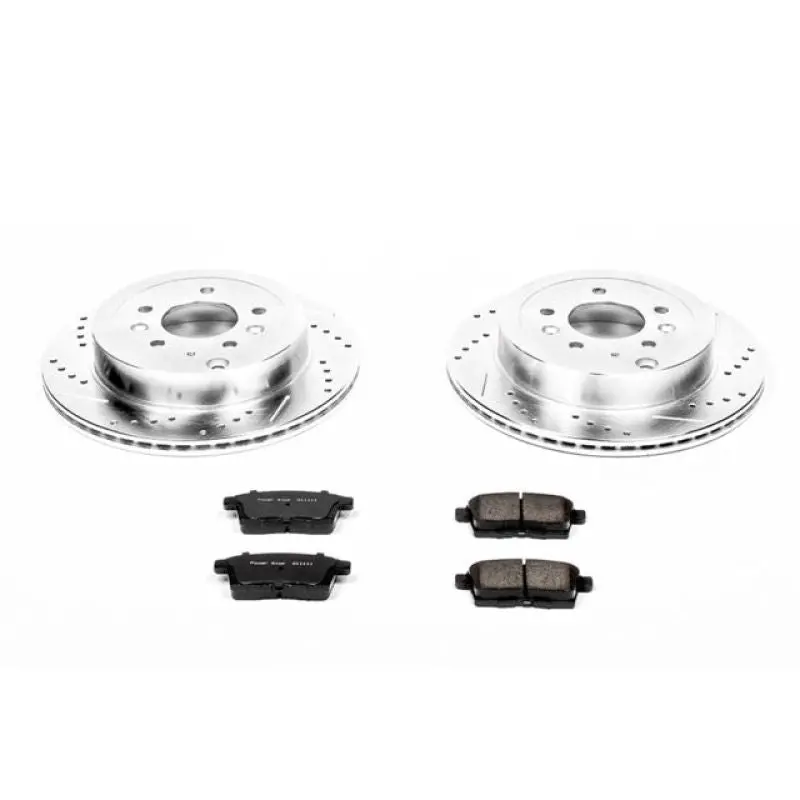Power Stop 07-12 Mazda Cx-7 Rear Z23 Evolution Sport Brake Kit 1