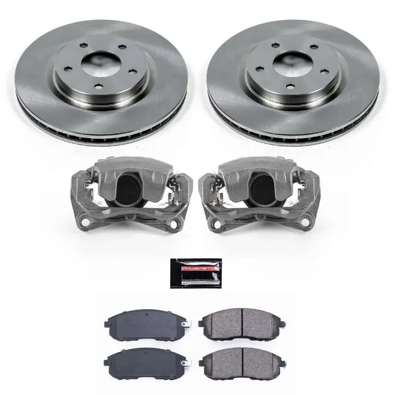 Power Stop 07-12 Nissan Sentra Front Autospecialty Brake Kit W/Calipers 1