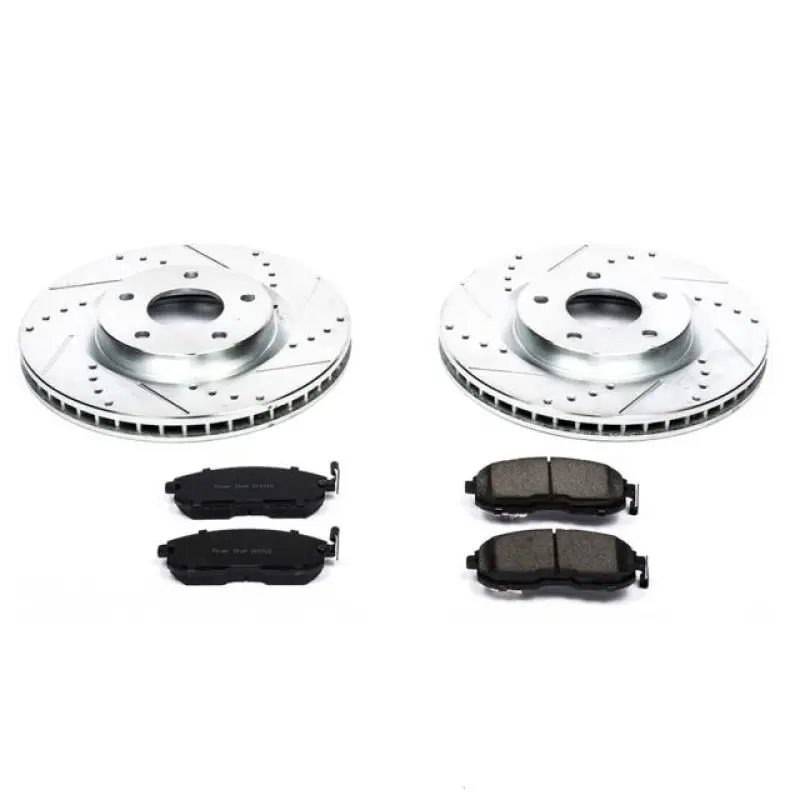 Power Stop 07-12 Nissan Sentra Front Z23 Evolution Sport Brake Kit 1