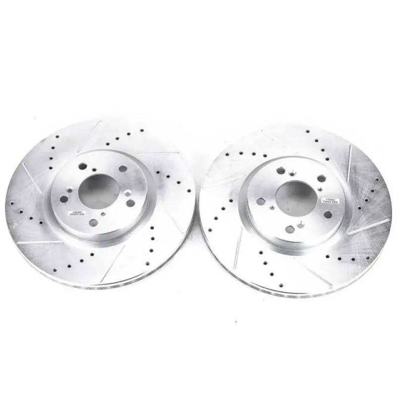 Power Stop 07-13 Acura Mdx Front Evolution Drilled & Slotted Rotors - Pair 1
