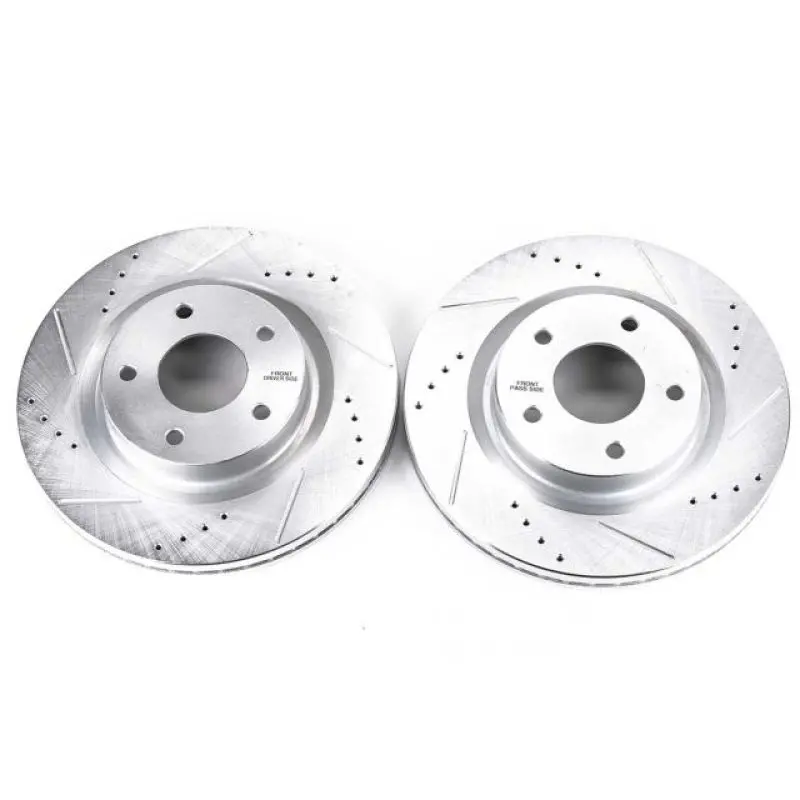 Power Stop 07-13 Nissan Altima Front Evolution Drilled & Slotted Rotors - Pair 1