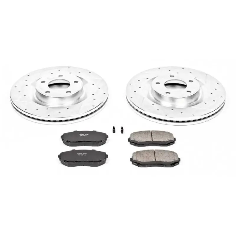 Power Stop 07-15 Ford Edge Front Z23 Evolution Sport Brake Kit 1