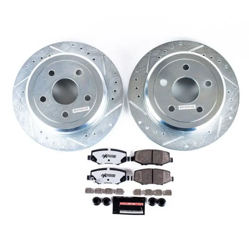 Power Stop 07-17 Jeep Wrangler Rear Z36 Truck & Tow Brake Kit 1
