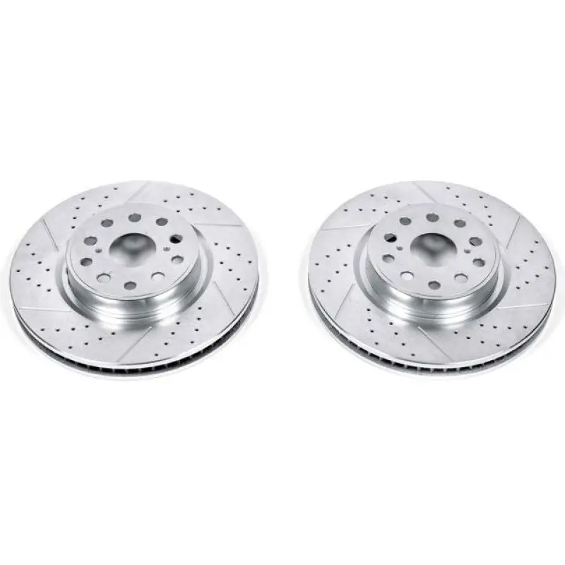 Power Stop 07-17 Lexus Ls460 Front Evolution Drilled & Slotted Rotors - Pair 1